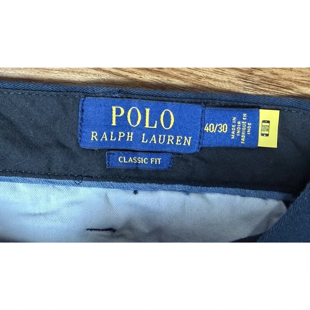 Polo Ralph Lauren Classic Fit Chino Pants Aviator Navy Men's 40x30 NWT $115
